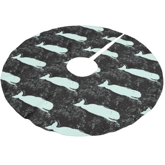 Rock Polyester Weihnachtsbaumdecke (Schrägansicht)