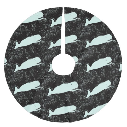 Rock Polyester Weihnachtsbaumdecke (Vorderseite)