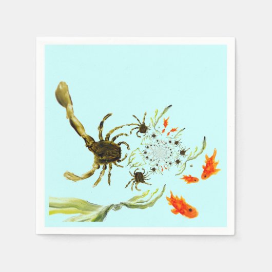 Rock Pool Crabs Funny Beach Serviette (Vorderseite)