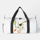 Rock Pool Funny Crabs Fischen Personalisiert Duffle Bag (Rückseite)