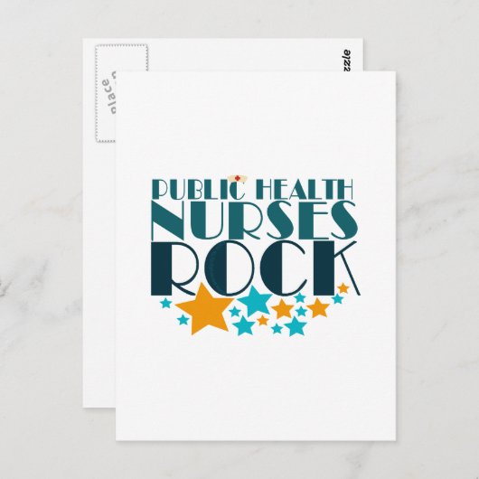 Rock Postkarte (Vorne/Hinten)