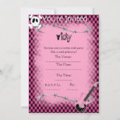 Rock Princess - Einladung (Rückseite)