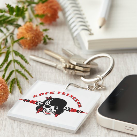 Rock Princess Schlüsselanhänger (Vorderseite rechts)