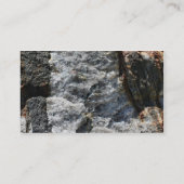 Rock Quarry Wall #3 Nature Profile Business Card Visitenkarte (Rückseite)