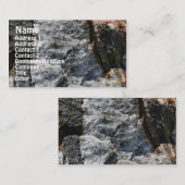 Rock Quarry Wall #3 Nature Profile Business Card Visitenkarte (Vorne/Hinten)