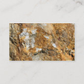 Rock Quarry Wall #4 Nature Profile Business Card Visitenkarte (Rückseite)
