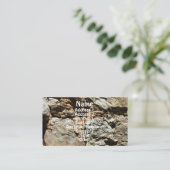 Rock Quarry Wall #5 Nature Profile Business Card Visitenkarte (Stehend Vorderseite)