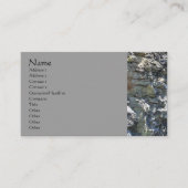Rock Quarry Wall Nature Fotografy Business Card Visitenkarte (Vorderseite)