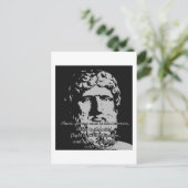 Rock Quotes - Plato Postkarte (Stehend Vorderseite)