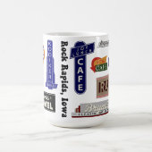 Rock Rapids, Iowa Vintag signierte Tasse (Mittel)