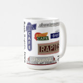 Rock Rapids, Iowa Vintag signierte Tasse (VorderseiteRechts)