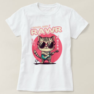 Rock & Rawr Cat für T - Shirt