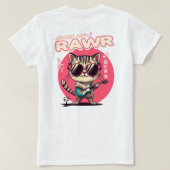 Rock & Rawr Cat für T - Shirt (Design Rückseite)