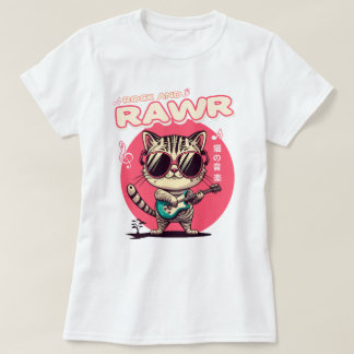 Rock & Rawr Cat für T - Shirt