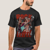Rock Rebel Angel Gothic Rock Music T - Shirt (Vorderseite)