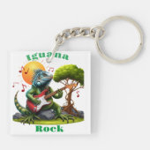 Rock Reptiles Sunset Serenade Schlüsselanhänger (Rückseite)