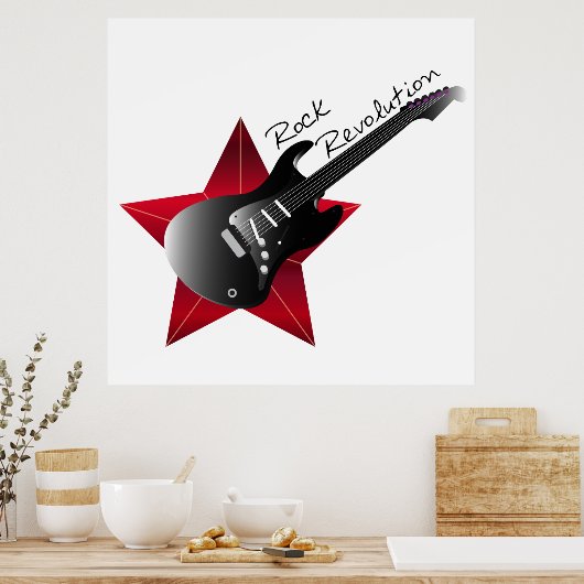 Rock Revolution Poster (Küche)