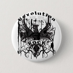 Rock-Revolutions-Musik-Amerikaner-Kleid Button