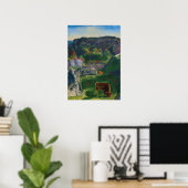 Rock Ridge Farm von George Bellows Poster (Heimbüro)