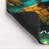 Rock River Nature Turtle Name Mousepad (Ecke)