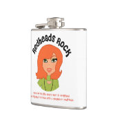 Rock Rock Vinyl Wrapped Flask Flachmann (Links)