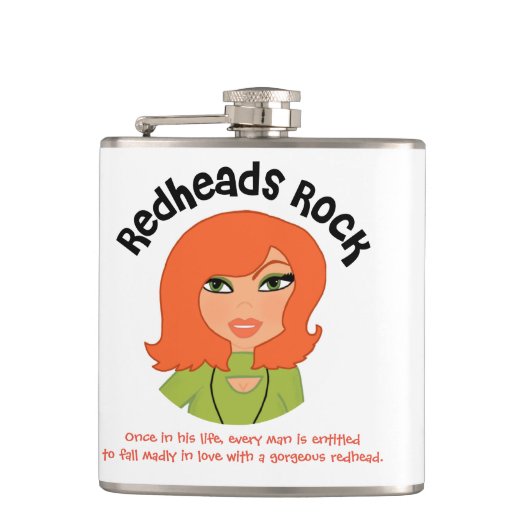 Rock Rock Vinyl Wrapped Flask Flachmann (Vorderseite)
