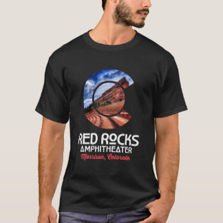 Rock Rocks Amphitheater Colorado State Flag Morris T-Shirt
