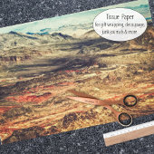 Rock Rocks Mountain Scene Art Seidenpapier