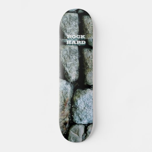 Rock Rocks Nature Fotografy Skateboard (Vorderseite)