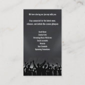 Rock & Roll Band oder Musiker Fan Danke Karte (Rückseite)