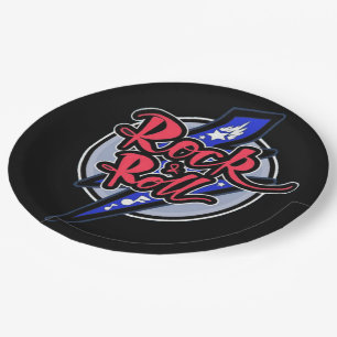 Rock & Roll Blitz Pappteller