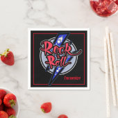Rock & Roll Blitz Serviette (Beispiel)