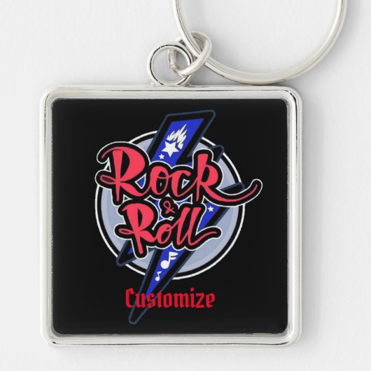 Rock & Roll Blitzkrieg Schlüsselanhänger (Vorne)