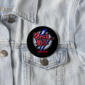 Rock & Roll Blitzlichtknopf Button (Beispiel)