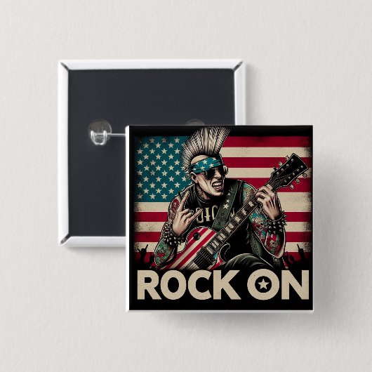 Rock-Roll-Buttons Button (Vorne & Hinten)
