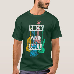 Rock Roll Colorful Rocker Konzert Kinder lang T-Shirt