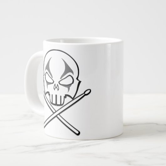 Rock & Roll Cup Heavy Metal Drummer Tasse & Cups (Vorderseite Links)