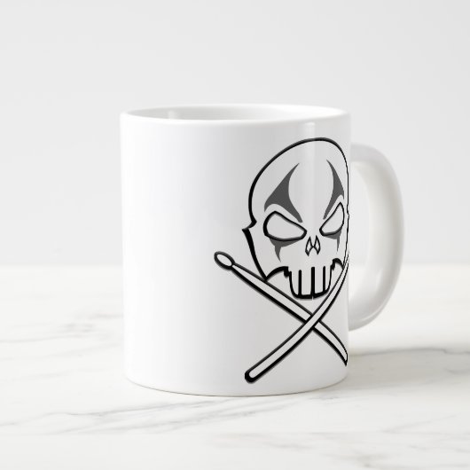 Rock & Roll Cup Heavy Metal Drummer Tasse & Cups (Vorderseite Rechts)