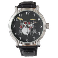 Rock & Roll Drum Kit Drummer Musiker Drummer