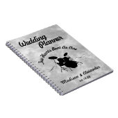 Rock & Roll Drummer Hochzeitsplaner Musikertrommel Notizblock (Rechte Seite)