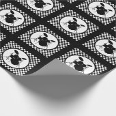 Rock & Roll Drummer Rocker Drum Kit Musikergeschen Geschenkpapier (Ecke)