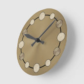 Rock & Roll Drummer Snare Drum Cymbals Musiker Runde Wanduhr (Winkel)