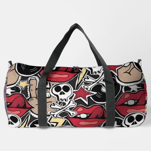 Rock & Roll Duffle Bag (Rückseite)