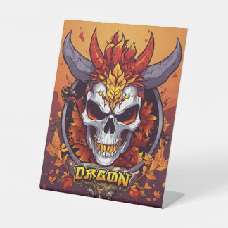 Rock & Roll Emblem Pedestal Signature Designs Sockelschild