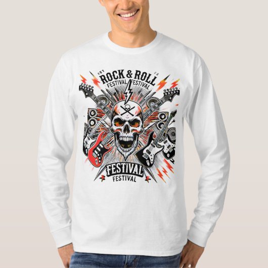 Rock & Roll Festival T-Shirt (Vorderseite)