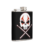 Rock & Roll Flask Heavy Metal Drummer Drink Flasch Flachmann (Rechts)