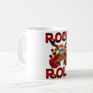 Rock Roll for Ever Skulls Kaffeetasse