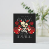 Rock & Roll Forever! -Postkarte Postkarte (Stehend Vorderseite)