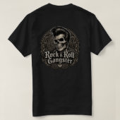 Rock & Roll Gangster Back Hit T-Shirt (Design Rückseite)