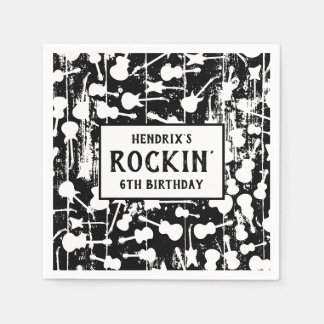 Rock & Roll Gitarre Geburtstagsparty Servietten